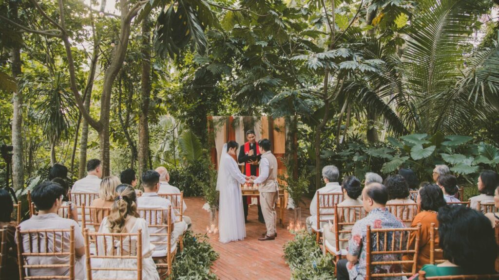 Ceremony Area in the Jungle Courtyard